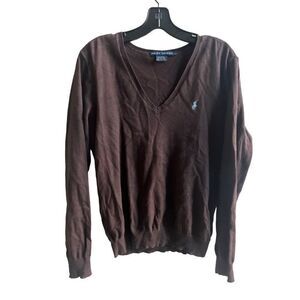 Ralph Lauren V-neck pullover long sleeve‎ shirt